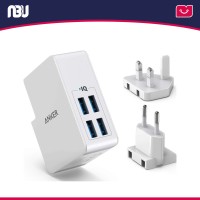 شارژر دیواری 4 پورت انکر مدل PowerPort 4 Lite A2042