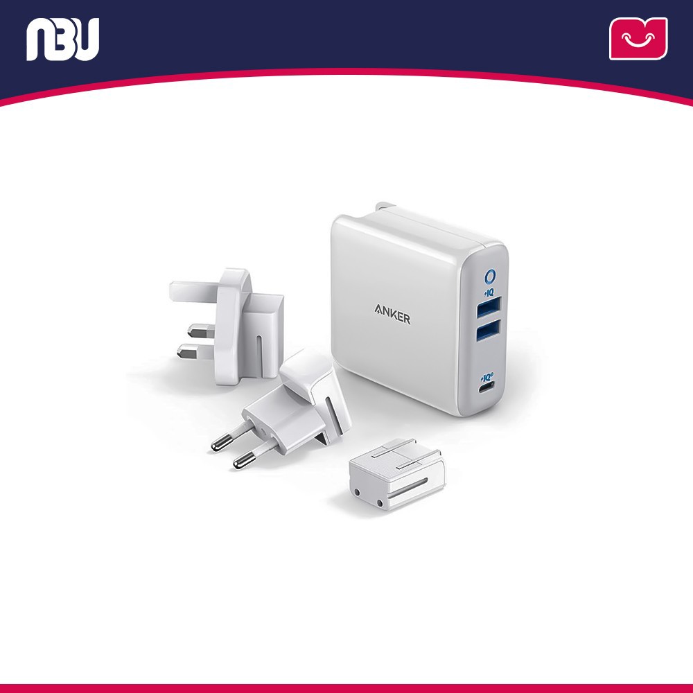 شارژر دیواری انکر مدل Powerport III 3 Port 65W A2033H21