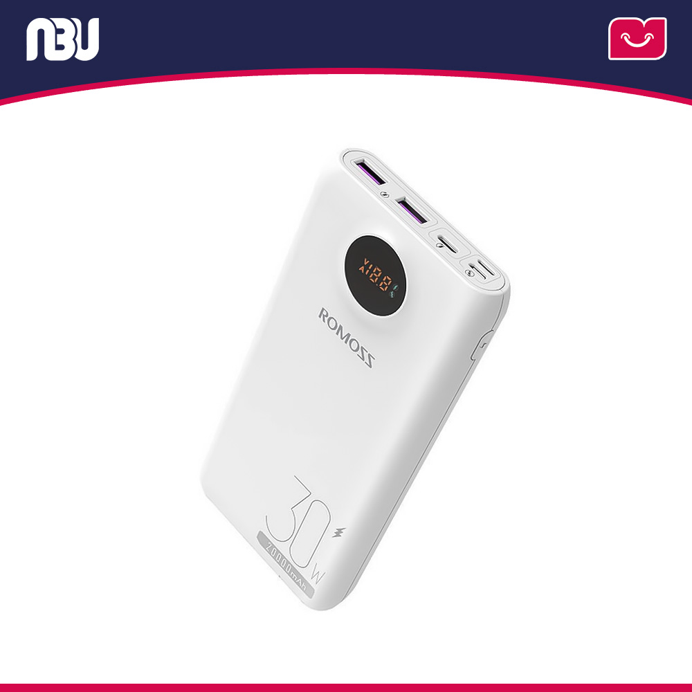 پاوربانک فست شارژ روموس PSW20-392 PD ظرفیت 20000 میلی آمپر 30 وات