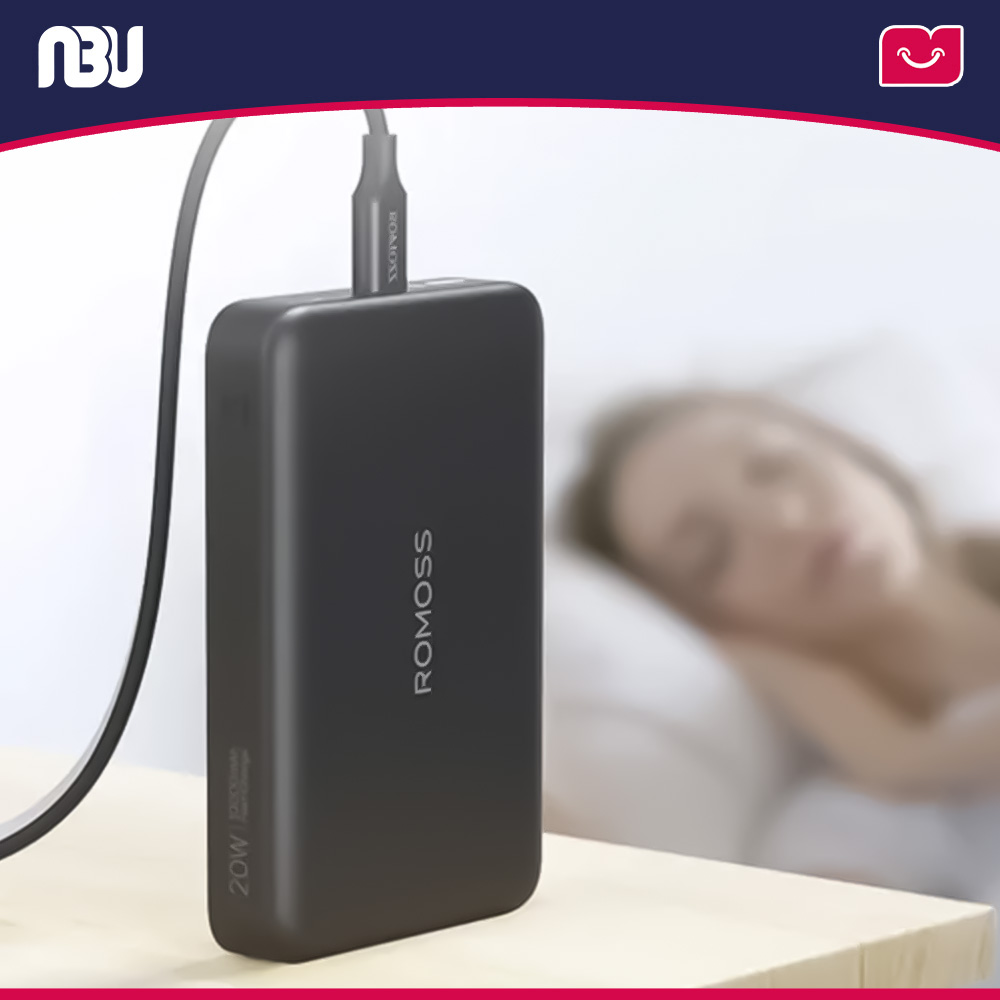پاور بانک بی سیم روموس WSC10-121 PD 20W ظرفیت 10000 میلی آمپر 20 وات