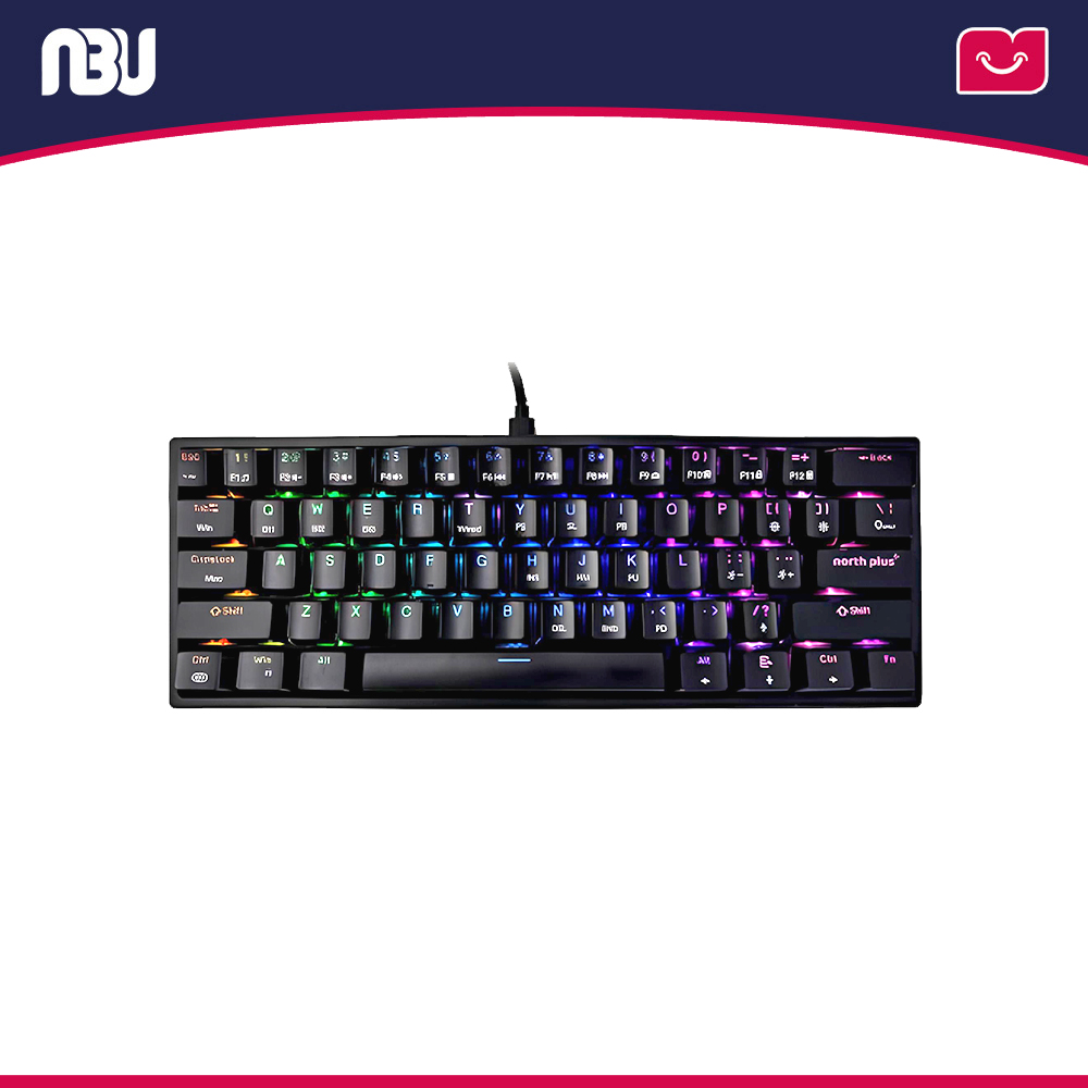 کیبورد گیمینگ بی سیم دوحالته شارژی نورث پلاس مدل PHANTOM K301