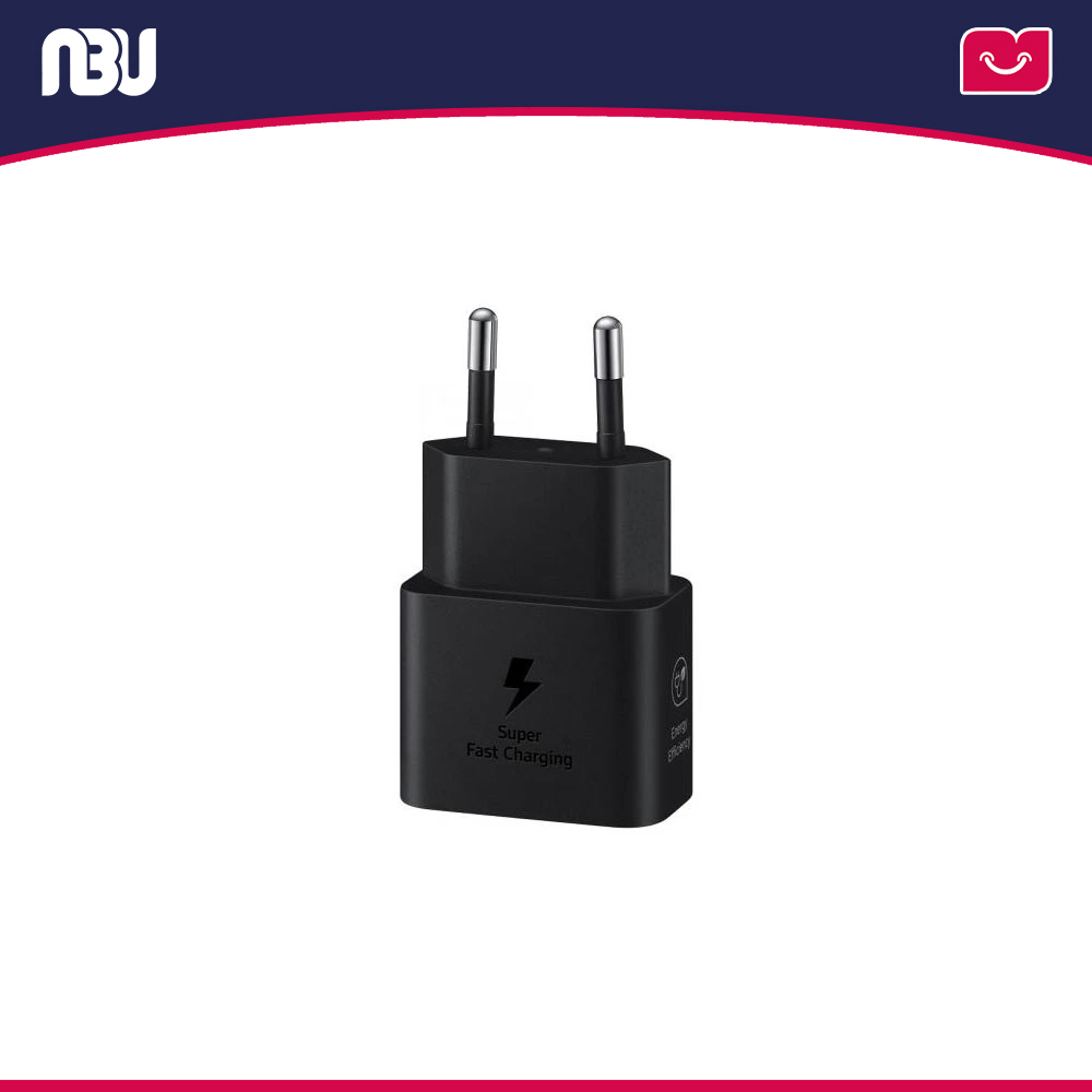شارژر دیواری سامسونگ 25  وات  2 پین به همراه کابل 1 متری مدل EP-T2510