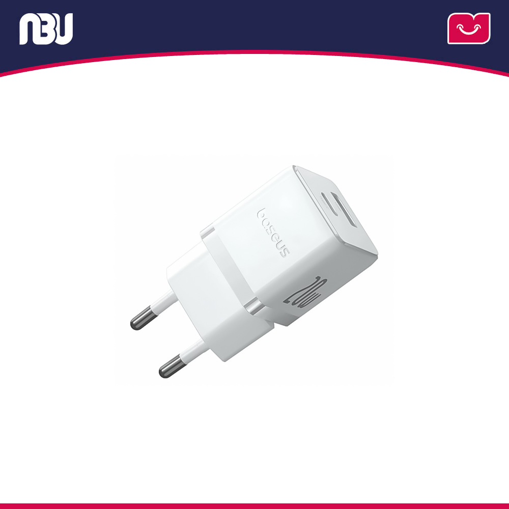 شارژ دیواری 20 وات دو پورت بیسوس مدل P10111608213-00 سریال672744