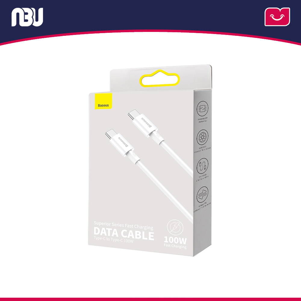 کابل  تایپ سی به تایپ سی طول 1 متر بیسوس مدل Superior کدCATYS-B02 شناسه 208452