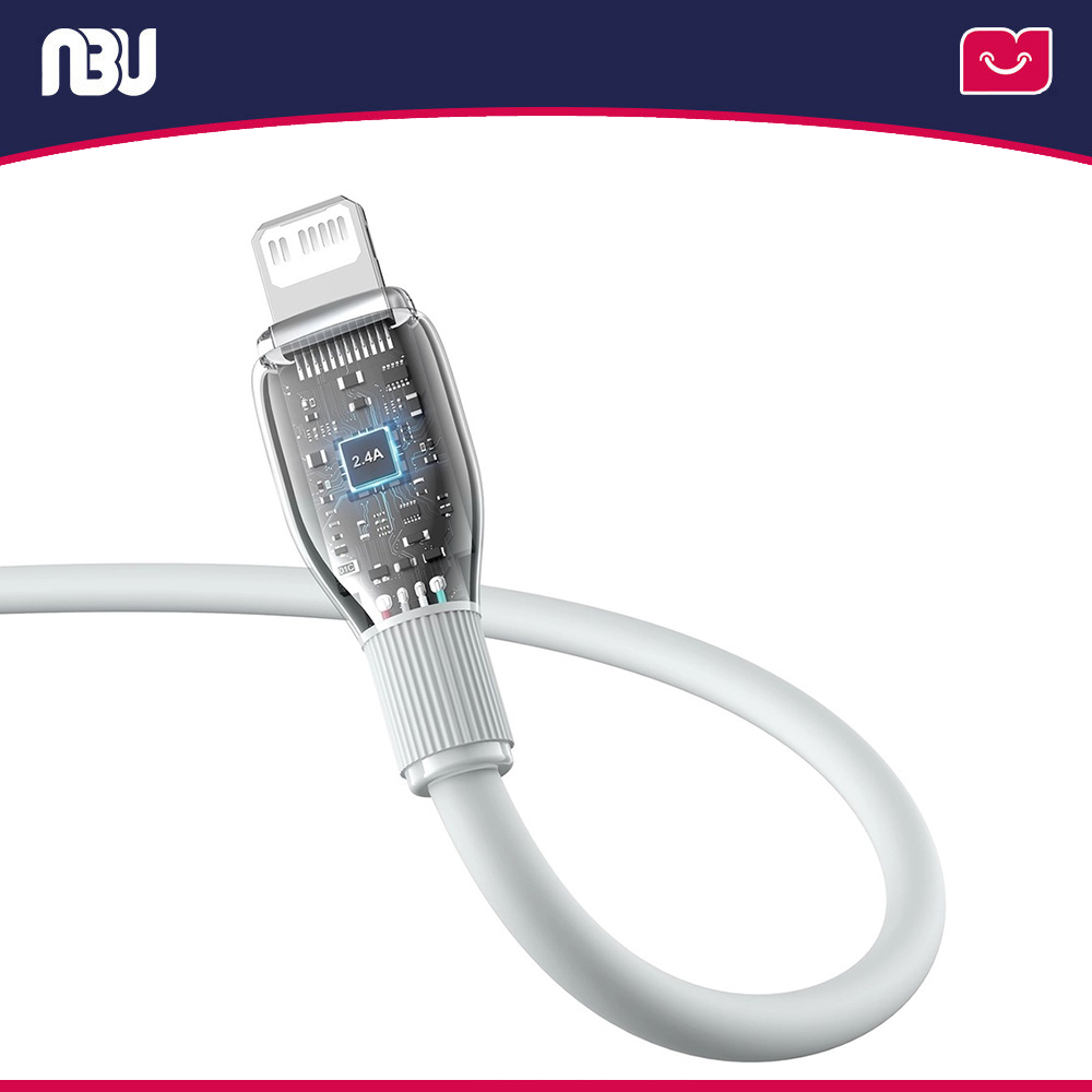 کابل 1.2 متری تایپ سی به لایتنینگ بیسوس مدل Pudding کد P10355701221-00 شناسه634216
