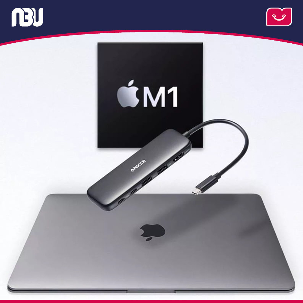 هاب تایپ سی 5 در 1 انکر مدل 332 کد A8355H11 