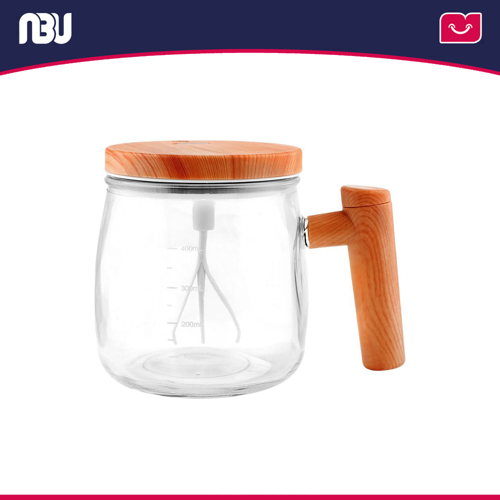 لیوان دسته دار با درب میکسر دار شارژی