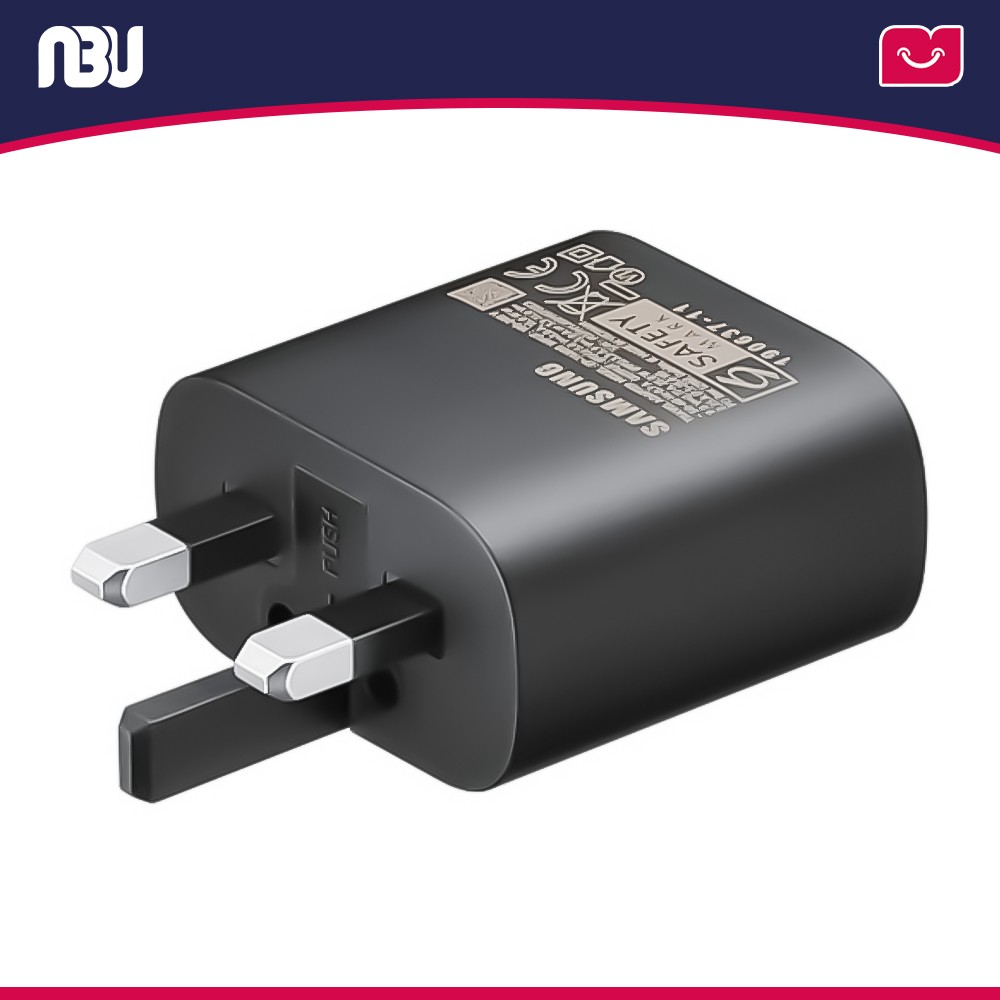 شارژر  سامسونگ 25 وات 3 پین مدل EP-TA800 بدون کابل