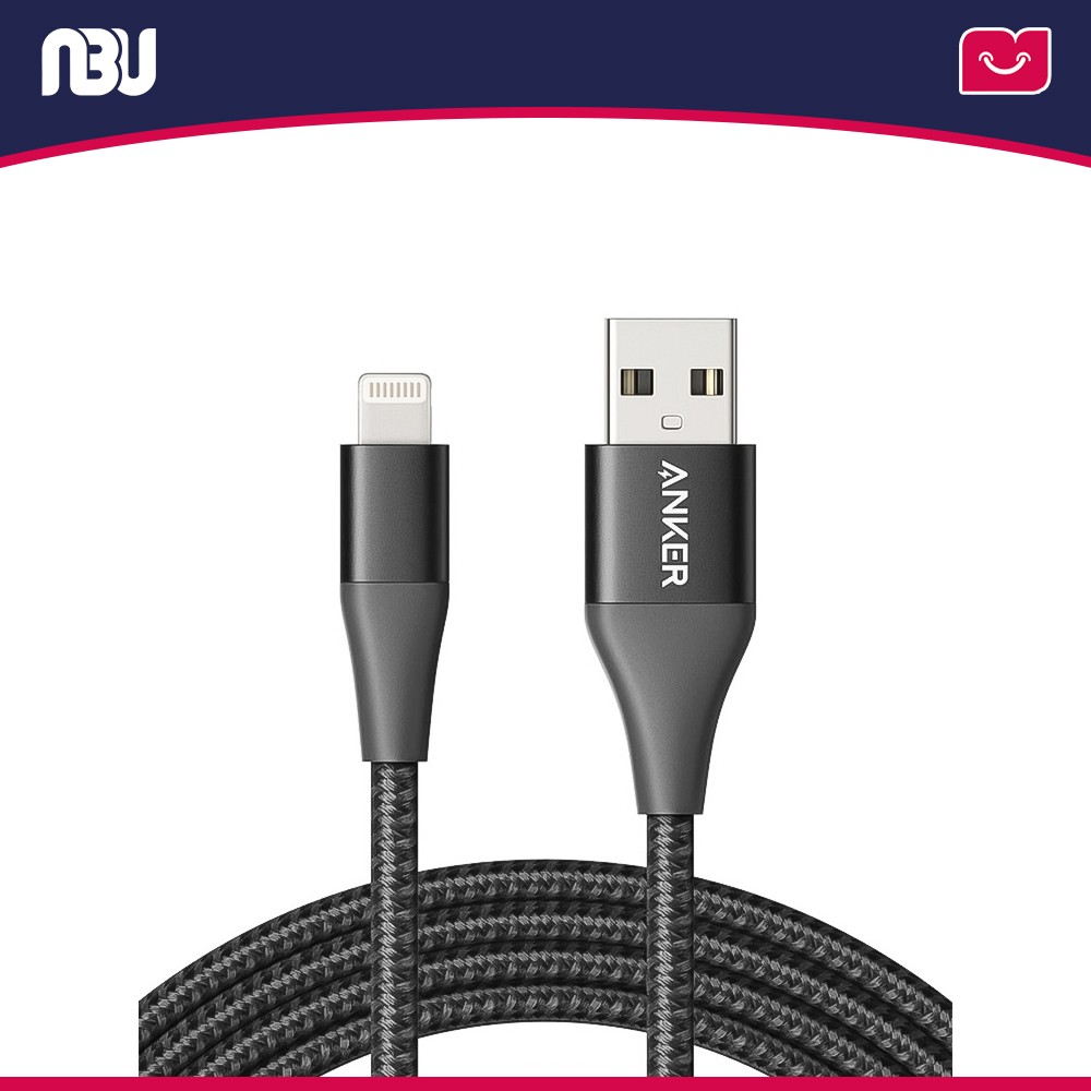 کابل تبدیل USB به لایتنینگ انکر مدل A8452 PowerLine II Plus طول 0.9 متر