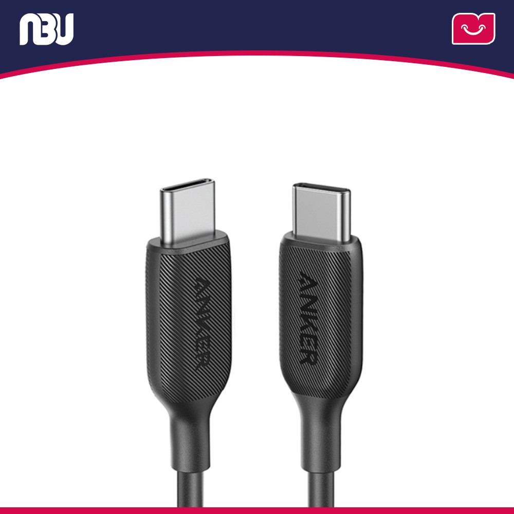 کابل تبدیل USB-C به USB-C انکر مدل PowerLine III 3ft A8852