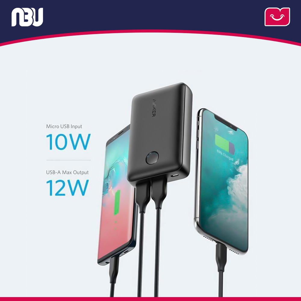شارژر همراه انکر مدل PowerCore Select A1223 ظرفیت 10000 میلی آمپر ساعت