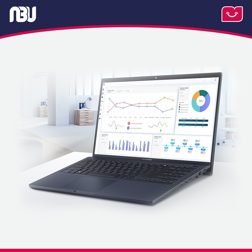 لپتاپ ایسوس مدل ASUS B1500CEPE-ZA|i7 1165G7-16GB-512GB SSD-2GB MX330-Full HD 60Hz PACK