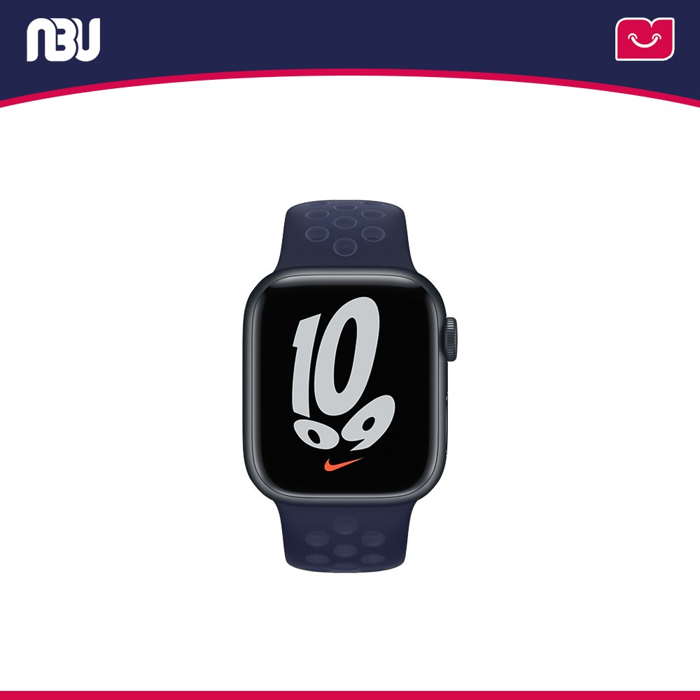 ساعت هوشمند اپل واچ سری 7 مدل 41mm Aluminum Case with Nike Sport