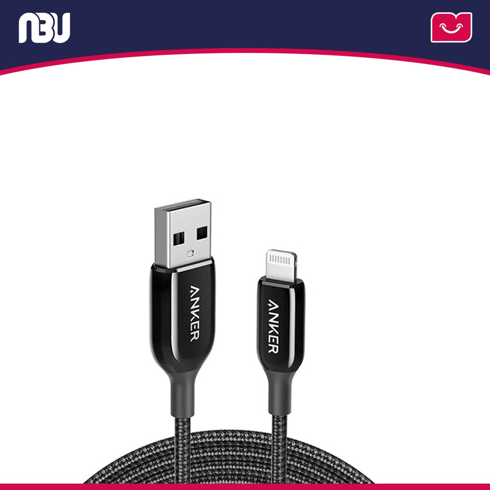 کابل تبدیل USB-C به لایتنینگ انکر مدل Powerline+ III 6FT A8823H11