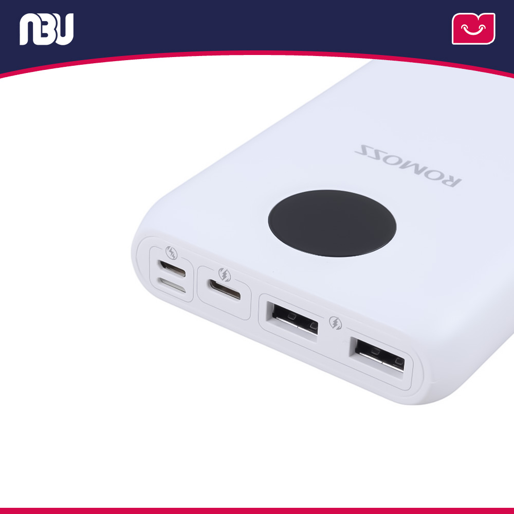 پاوربانک فست شارژ روموس PSW20-392 PD ظرفیت 20000 میلی آمپر 30 وات