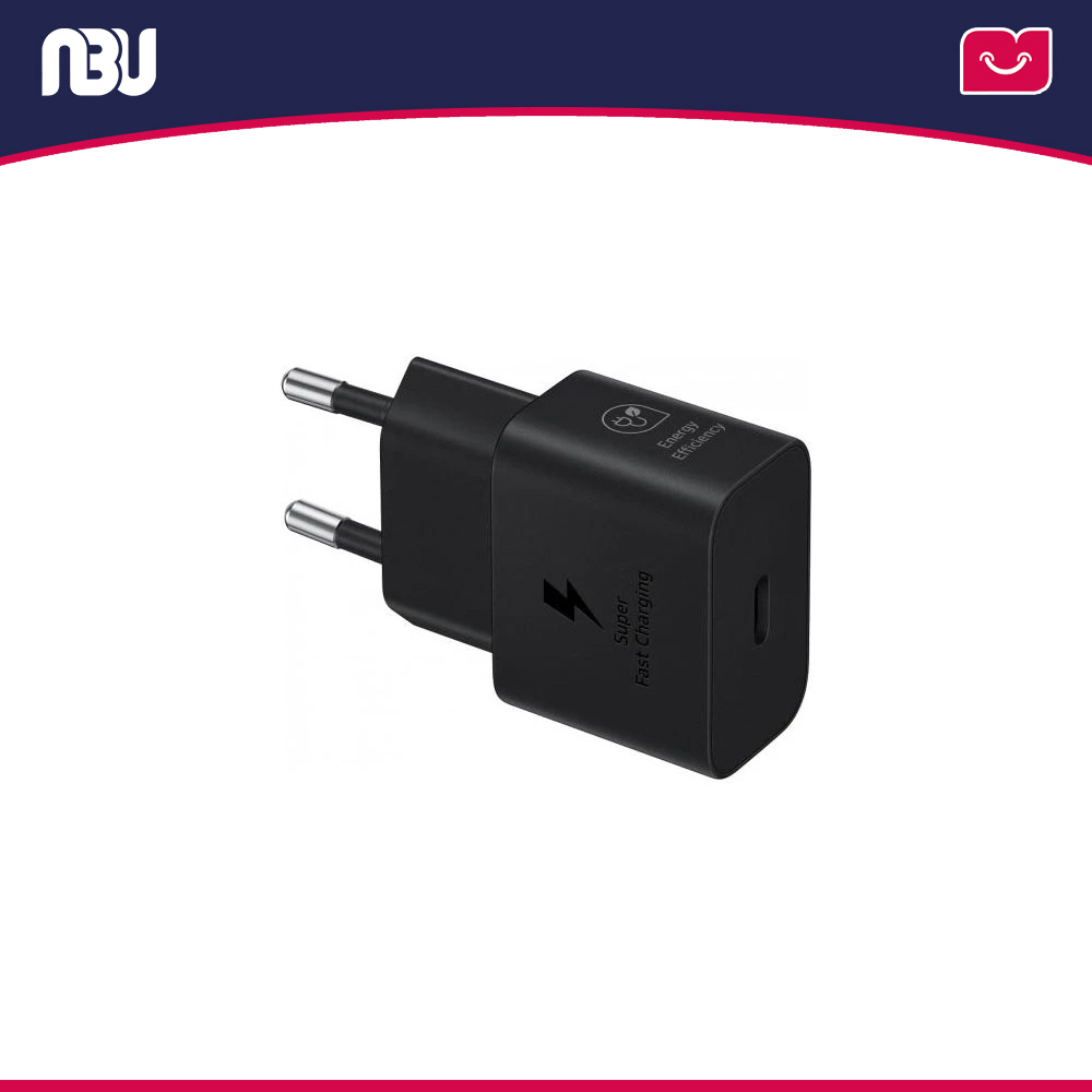 شارژر دیواری سامسونگ 25  وات  2 پین به همراه کابل 1 متری مدل EP-T2510