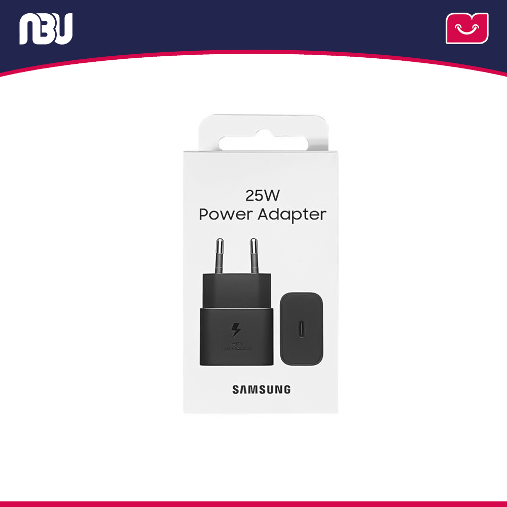 شارژر دیواری سامسونگ 25  وات  2 پین به همراه کابل 1 متری مدل EP-T2510