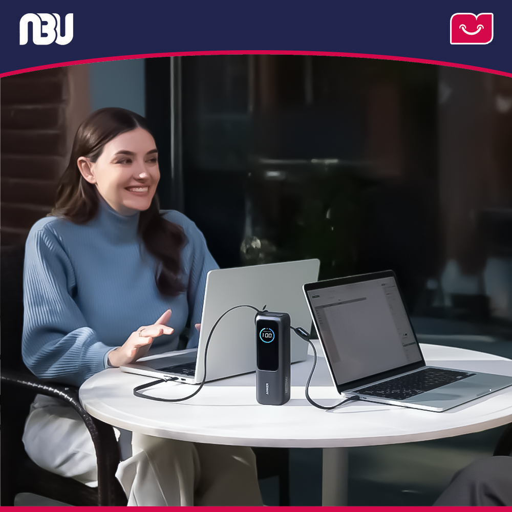 پاوربانک 165 وات انکر ظرفیت 25000 میلی آمپر ساعت مدل A1695h11