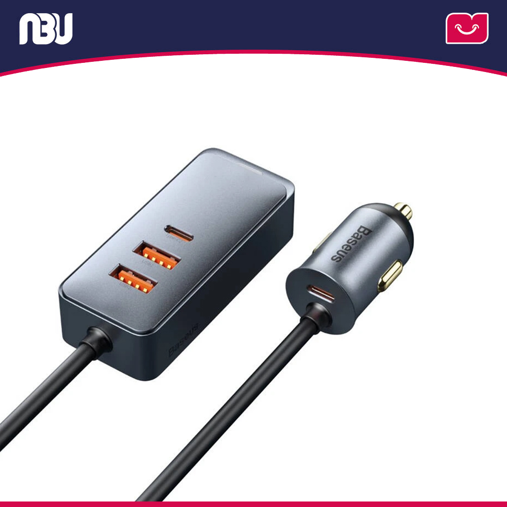 شارژر فندکی بیسوس  4 پورت  120 وات مدلTogether PPS کدCCBT-A0G شناسه206670 