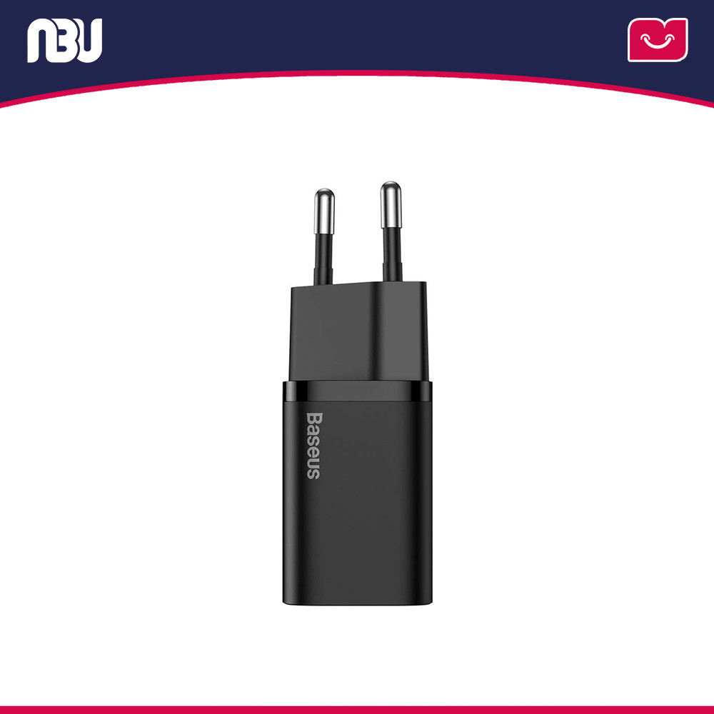 شارژر دیواری 25 وات بیسوس  به همراه کابل Type-C به Type-C به طول 1 مترمدل TZCCSUP-L01 کدSUPER SI شناسه 206021 