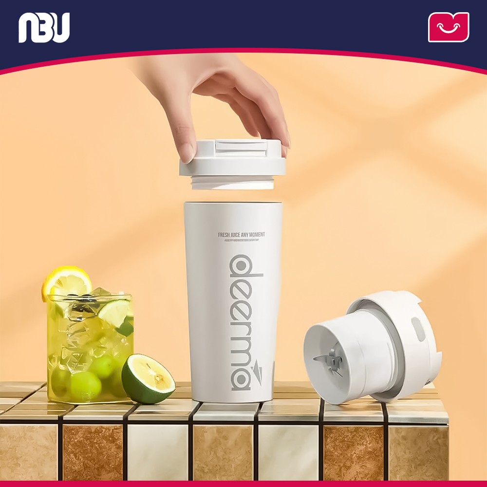 ماگ و مخلوط کن و مینی آبمیوه گیری قابل حمل شیائومی مدل Deerma NU90