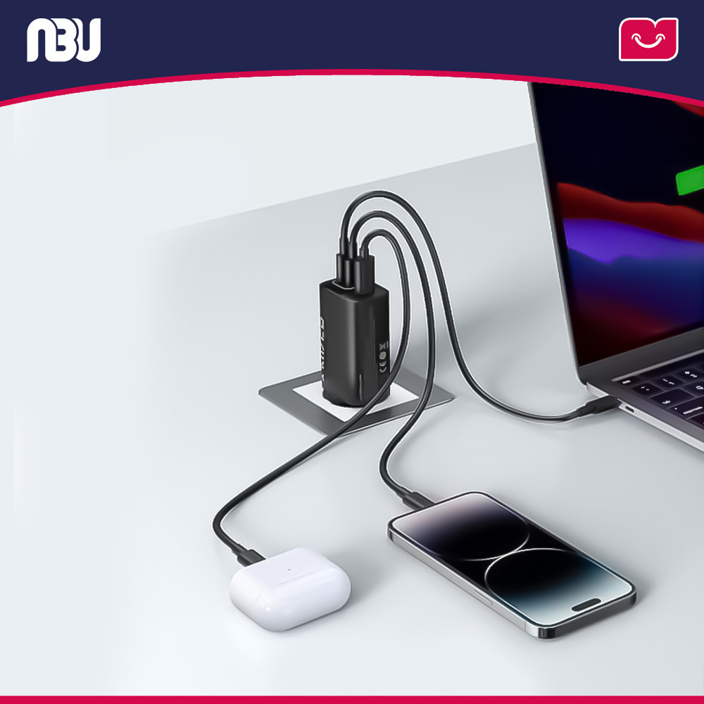 شارژر دیواری 67 وات انکر مدل Charger  336 A2674 سه پورت