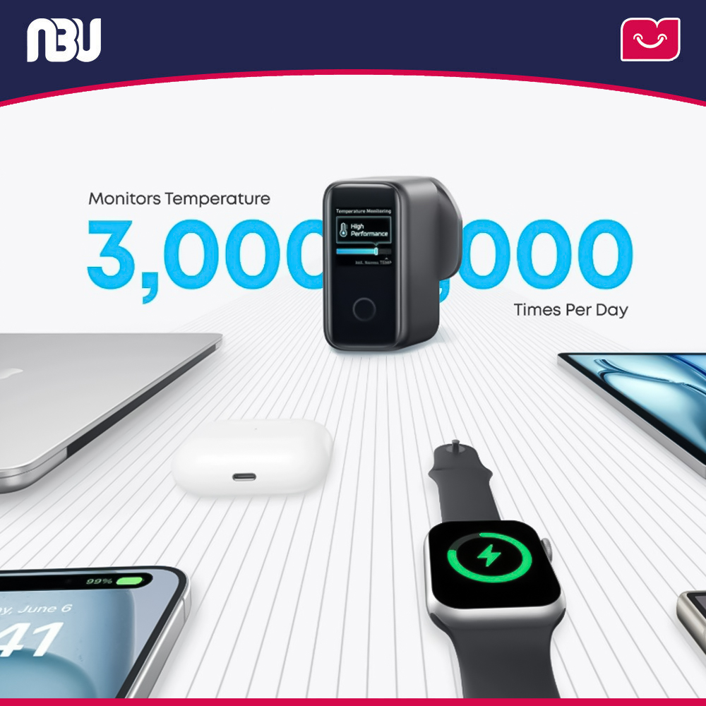 شارژر دیواری انکر ظرفیت ۱۴۰ وات 4 پورت بهمراه کابل مدل B2697