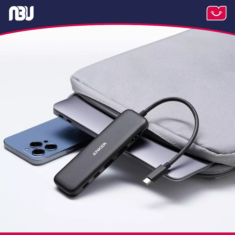 هاب تایپ سی 5 در 1  انکر مدل 332 کد A8355H11 