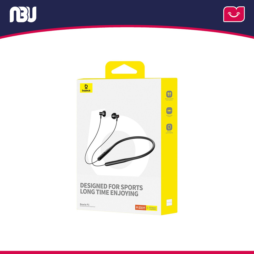 هندزفری گردنی بیسیم بیسوس مدل Bowie P1 کدA00025800223-Z1 شناسه 645755