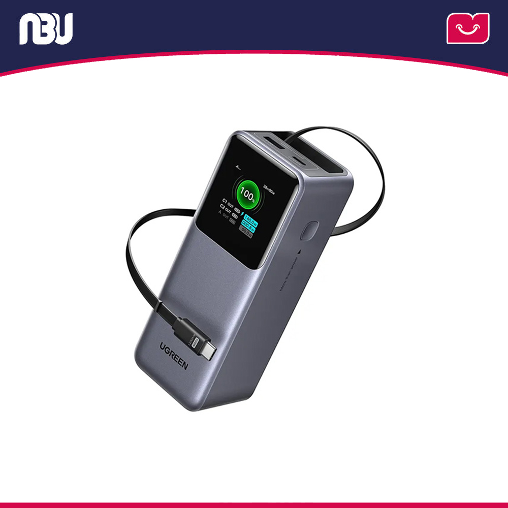 پاوربانک 3 پورت 20000 میلی‌آمپر 165وات یوگرین مدل PB726
