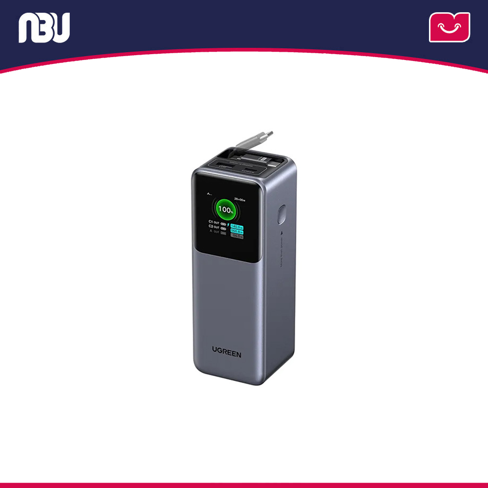پاوربانک 3 پورت 20000 میلی‌آمپر 165وات یوگرین مدل PB726