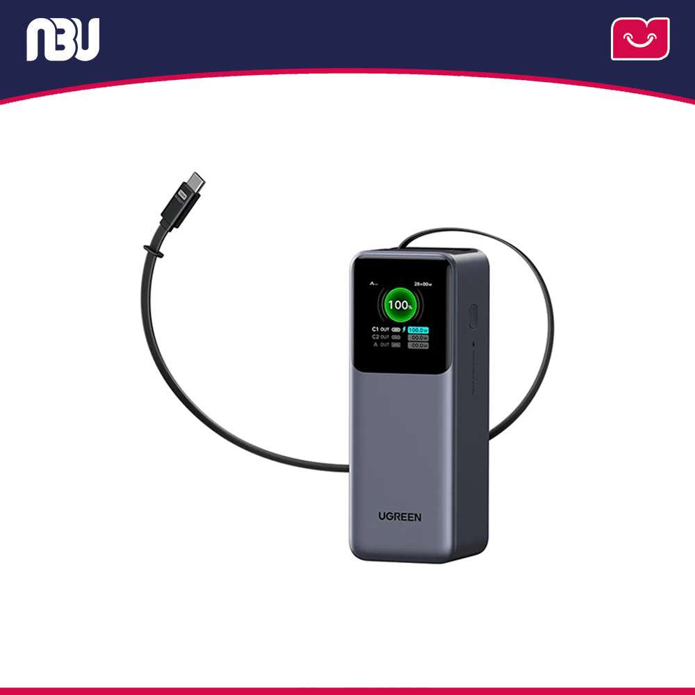 پاوربانک 3 پورت 20000 میلی‌آمپر 165وات یوگرین مدل PB726
