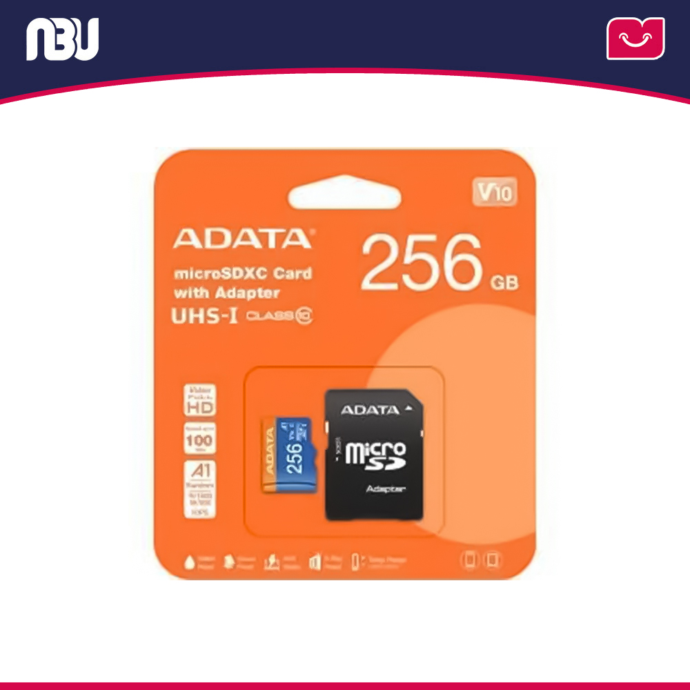 کارت حافظه میکرو +256G گیگابایت ای دیتا مدل V10R100W25 ADP