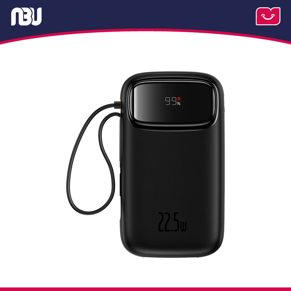 پاوربانک 10000 میلی آمپر 22.5 وات بیسوس مدل Qpow2 کد P10055003113-00 شناسه636296