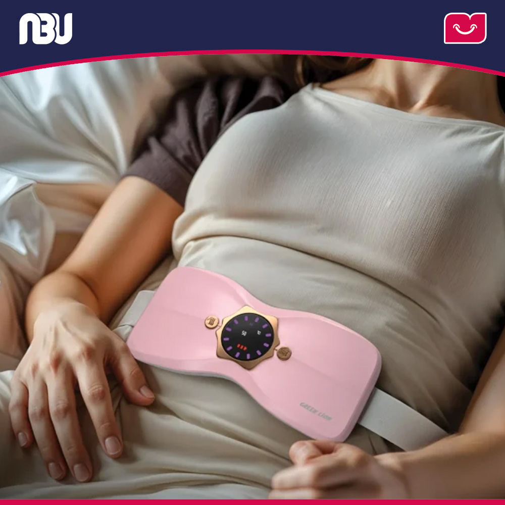 ﻣﺎﺳﺎژور ﻗﺎعدگی ﮔﺮﯾﻦ ﻻﯾﻦ مدل Flora Heat Menstrual heating Pad 