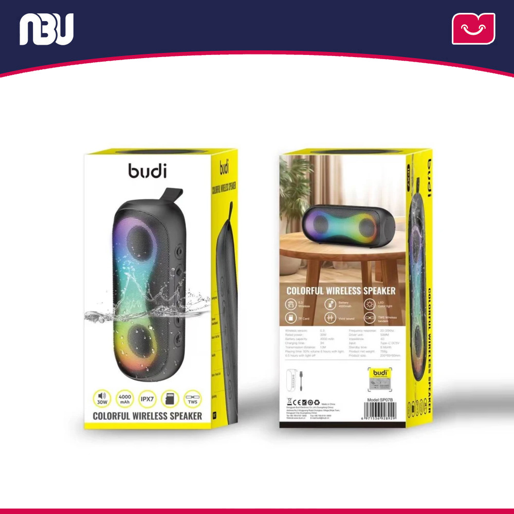 اسپیکر بلوتوثی قابل حمل بودی 30 وات مدل SP07B