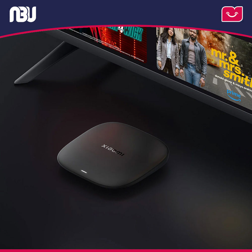 اندروید باکس نسل 3(4k)با حافظه 32 گیگابایت و ریموت شیائومی مدل mi box s کد MDZ-32-AA