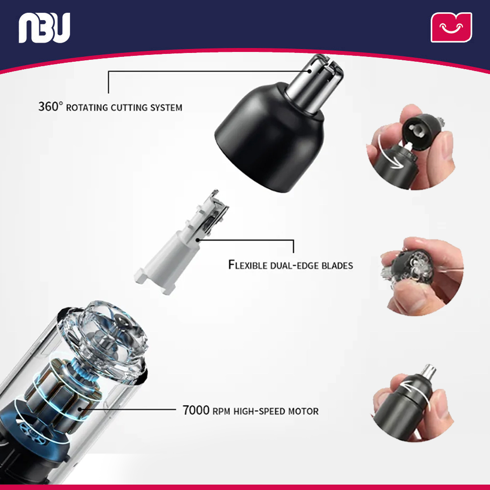 موزن بینی و گوش انچن مدل Nose & Ear Hair Trimmer (EN005)