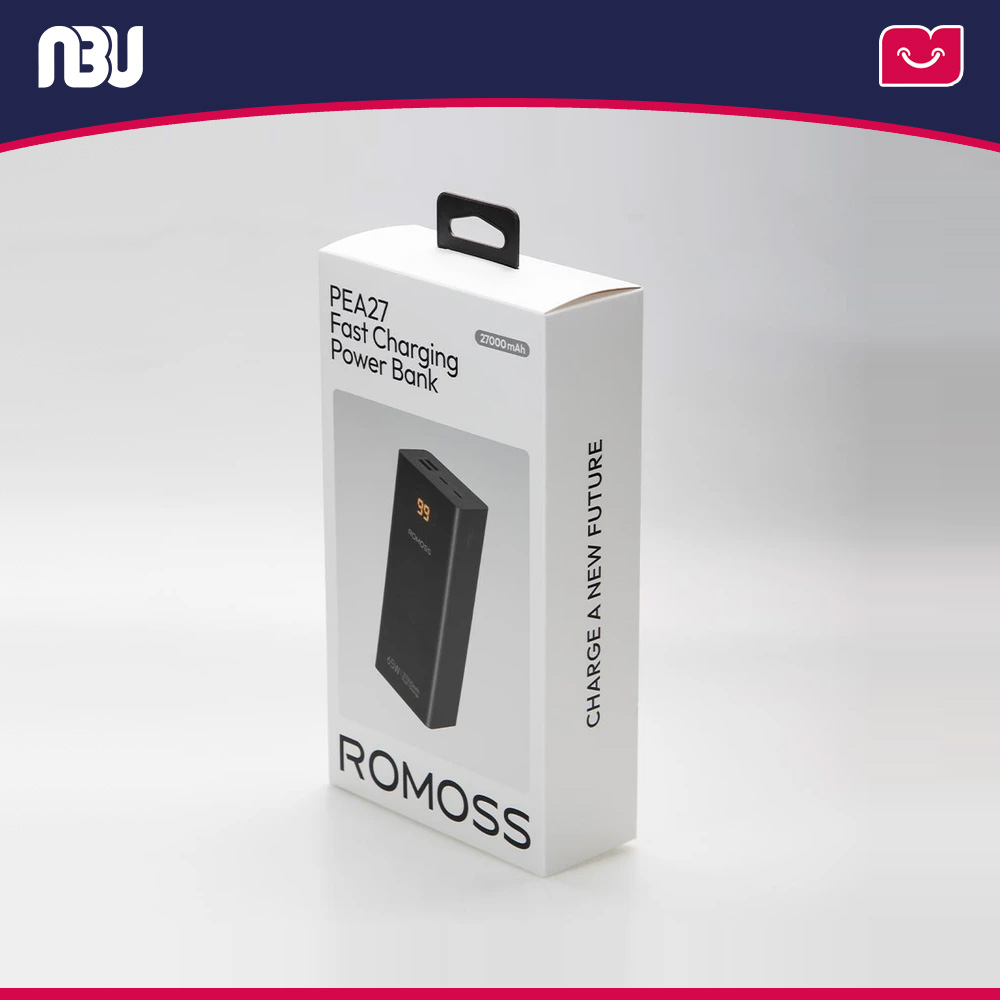 پاوربانک فست شارژ روموس  27000 میلی آمپر 65 وات مدل PEA27-282