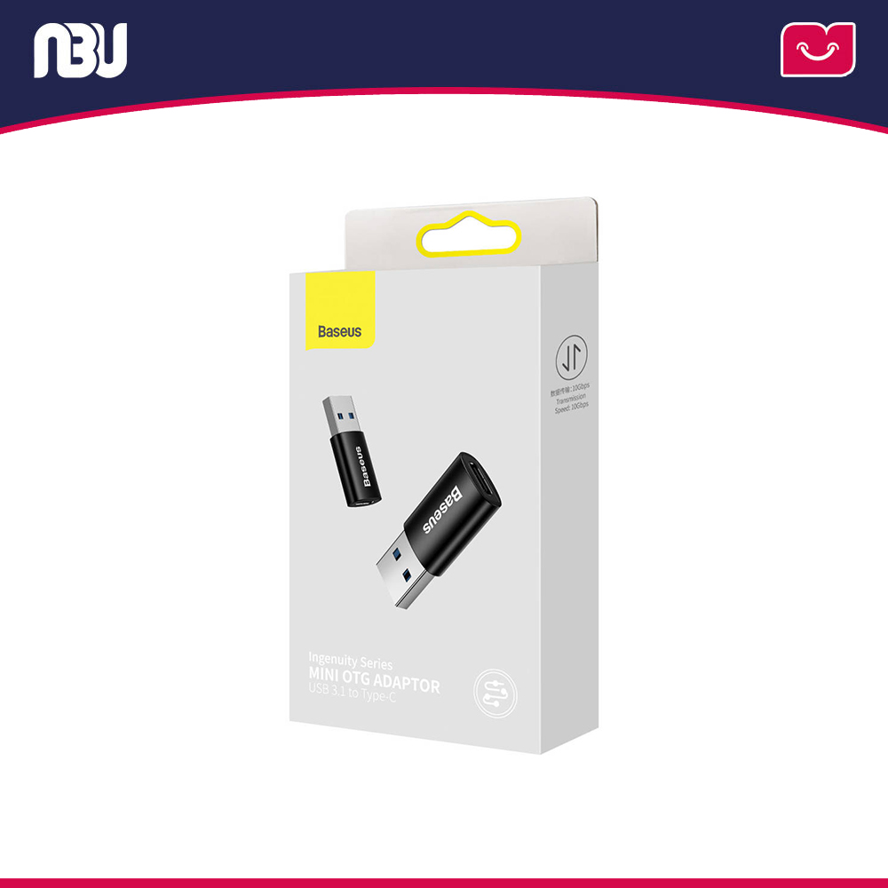 مبدل USB 3.1 به USB-C بیسوس  مدل Mini OTG کدZJJQ000101 شناسه 605797