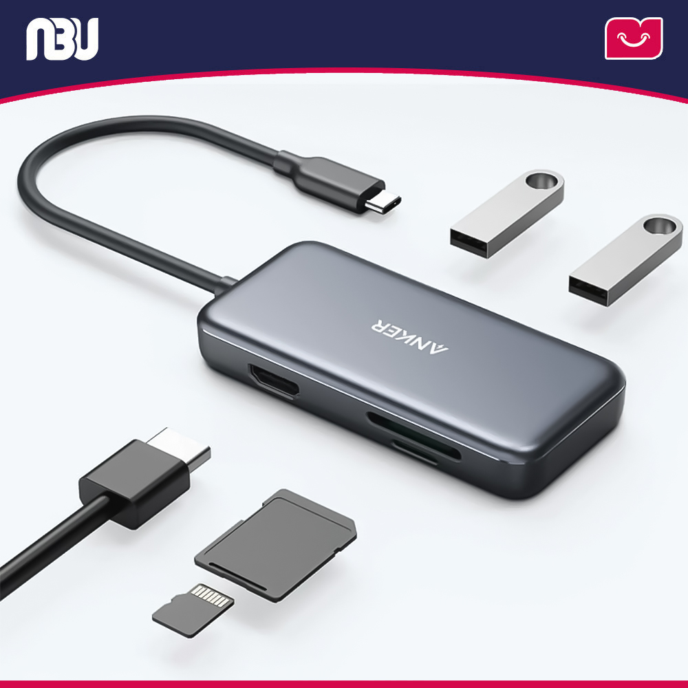 هاب USB-C انکر 5 پورت انکر مدل PowerExpand کد A8334HA1