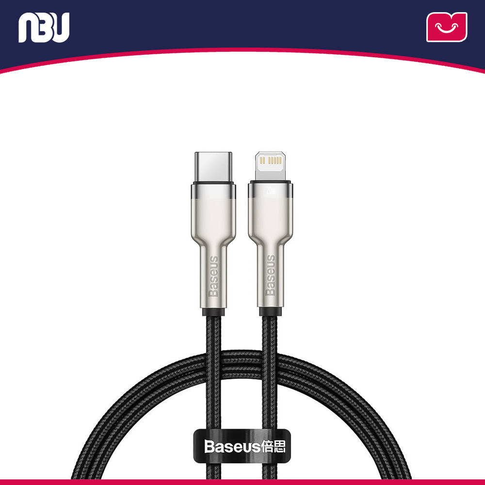 کابل تبدیل USB-C به لایتنینگ طول 0.25 متر بیسوس مدل  CATLJK-01 کد202054 
