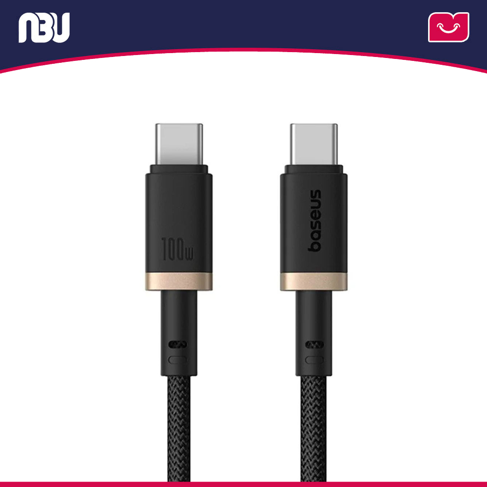 کابل فست شارژ 100وات Type-C به Type-C بیسوس مدلDura کد  P10377803U01- 00 شناسه669836