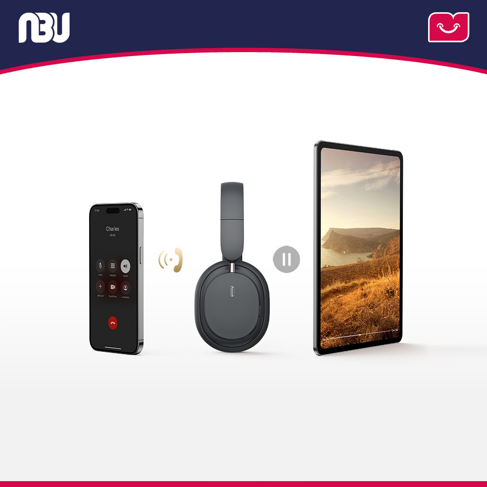 هدفون بلوتوثی بیسوس  NGTD020213 مدلBowie D05