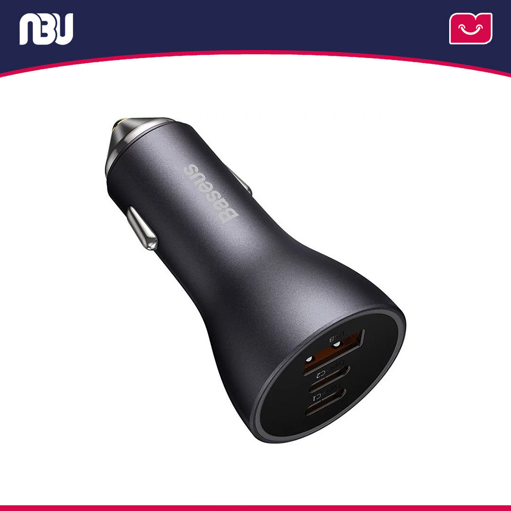 شارژر فندکی 65 وات بیسوس مدل Golden Contractor Pro کدCGJP010013 شناسه 610289  