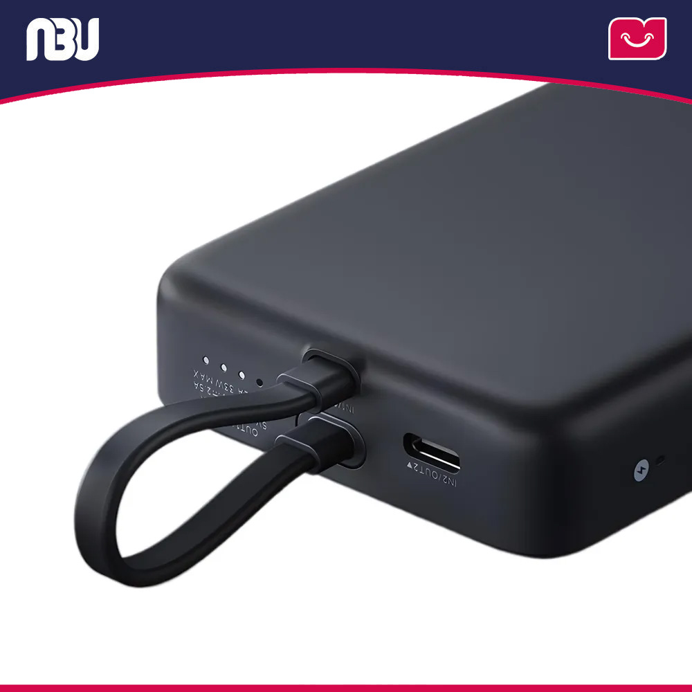 پاوربانک مغناطیسی 10000 میلی آمپر 33 وات شیائومی مدل WPB1007MI