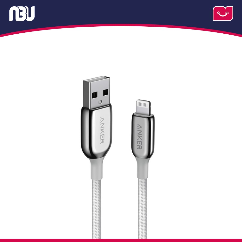 کابل تبدیل 0.9 متری USB به لایتنینگ انکر مدل PowerLine III Plus A8822
