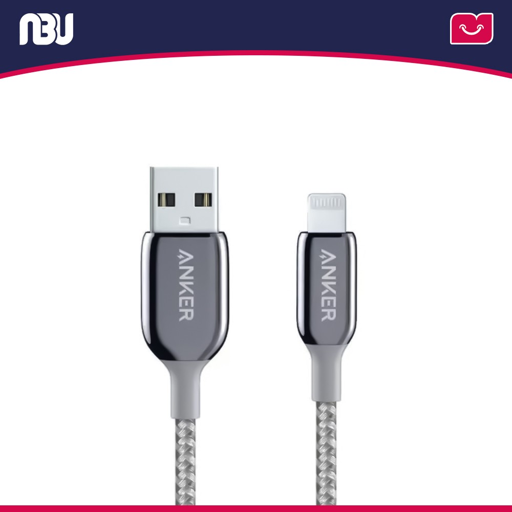 کابل تبدیل 0.9 متری USB به لایتنینگ انکر مدل PowerLine III Plus A8822