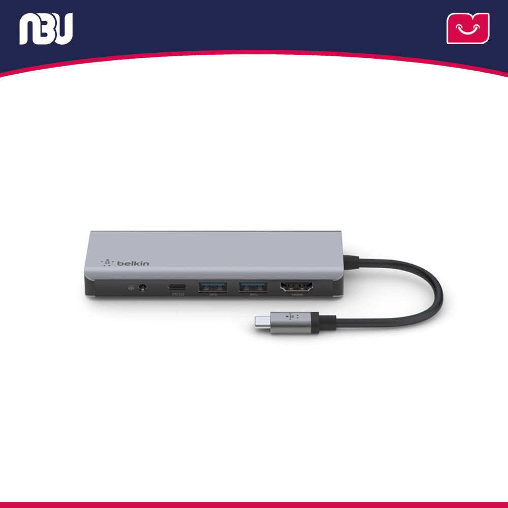 مبدل چند پورت USB-C یک به هفت بلکین مدل AVC009bt