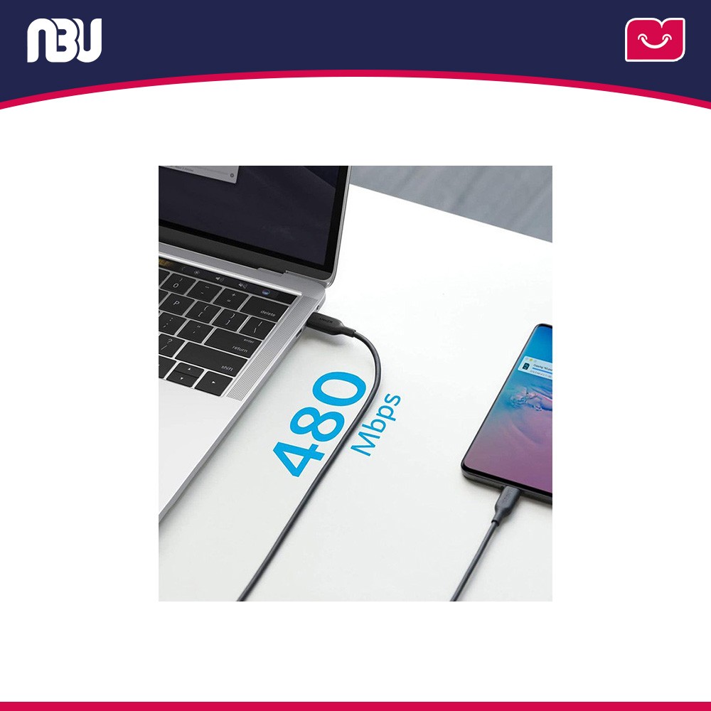 کابل تبدیل USB-C به USB-C انکر مدل Powerline III 100W A8856H11